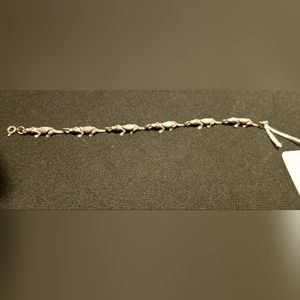925. Silver Gator Bracelet
